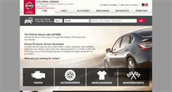 Desktop Screenshot of colonialnissanparts.com